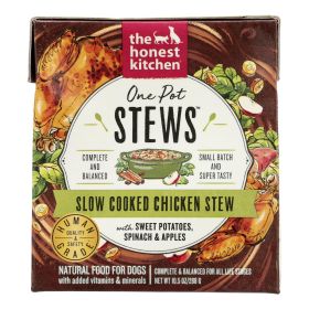 The Honest Kitchen Chicken & Sweet Potato Dog Food Stew – 10.5 oz Cups (Case of 6, Human-Grade Style)