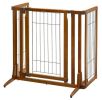 Richell Premium Plus Freestanding Dog Gate with Door – 34–63" Wide