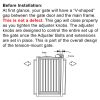 Richell One-Touch Gate II Wide – Brown, 32.1–62.8"