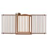 Richell One-Touch Gate II Wide – Brown, 32.1–62.8"