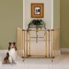 Richell Wooden Premium Plus Freestanding Dog Gate – 33.5–63"