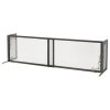 Richell Large Freestanding Metal Mesh Dog Gate – Antique Bronze, 40–71" Wide