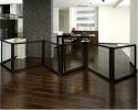 Richell Convertible Elite 6-Panel Dog Gate & Pet Pen – Black
