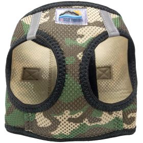 American River Choke-Free Dog Harness | Polka Dot Collection | Patented No-Pull Harness (Color: Green Camo, size: XX-Small)