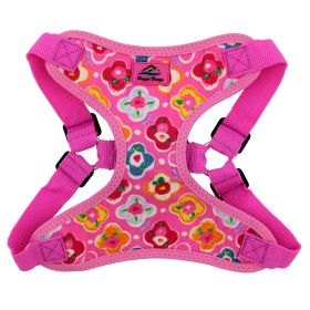Wrap & Snap Choke-Free Dog Harness | Lightweight Adjustable No-Pull Harness (Color: Maui Pink, size: X-Small)
