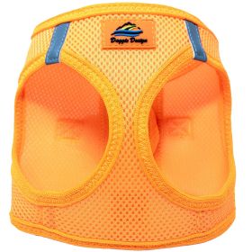 American River Solid Ultra Choke-Free Dog Harness | Patented No-Pull Mesh Harness (Color: Hunter Orange, size: XXS)