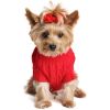 Combed Cotton Cable Knit Dog Sweater | Classic 100% Cotton Pet Sweater