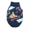Combed Cotton Ugly Reindeer Holiday Dog Sweater | Funny Christmas Dog Sweater