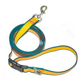 6-in-1 Hands-Free Dog Leash System (Color: Orange-blue)