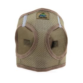 American River Solid Ultra Choke-Free Dog Harness | Patented No-Pull Mesh Harness (Color: Fossil Brown, size: 3XL)