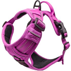 Venture Paw Pull Control Dog Harness | Outdoor No-Pull Hiking Harness (Color: Wild Raspberry, size: X-Large)
