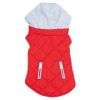 Weekender Dog Sweatshirt Hoodie | Flannel Dog Jacket with Removable Hood
