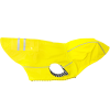Slicker Waterproof Dog Raincoat with Striped Lining | Reflective Dog Rain Jacket