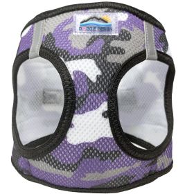 American River Choke-Free Dog Harness | Polka Dot Collection | Patented No-Pull Harness (Color: Purple Camo, size: small)
