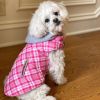 Weekender Dog Sweatshirt Hoodie | Flannel Dog Jacket with Removable Hood