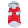 Weekender Dog Sweatshirt Hoodie | Flannel Dog Jacket with Removable Hood