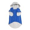 Weekender Dog Sweatshirt Hoodie | Flannel Dog Jacket with Removable Hood